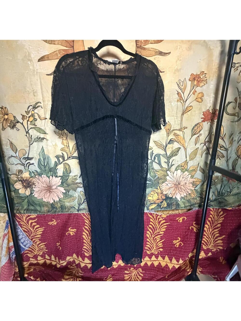 Unité la redoute Black Lace Dress size 4